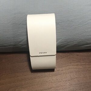 Prada Ivory sunglasses case